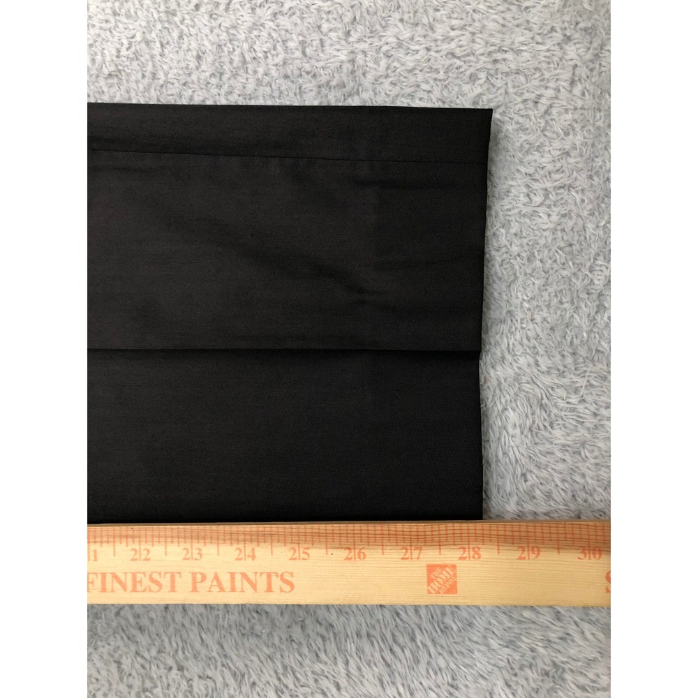 Ermenegildo Zegna Pants Mens 33x28 (Tag 34R) Black Wool Silk Flat Front Trousers - Picture 7 of 8